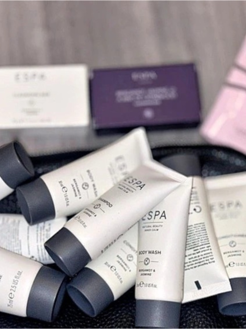 ESPA Bergamot & Jasmine Body Care Travel Set NWT